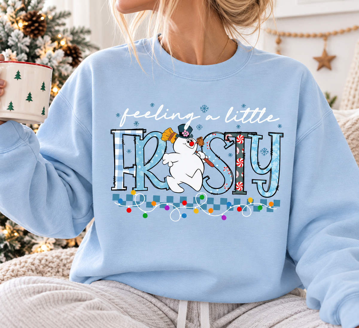 Feelin' Frosty Crewneck || MADE TO ORDER ||