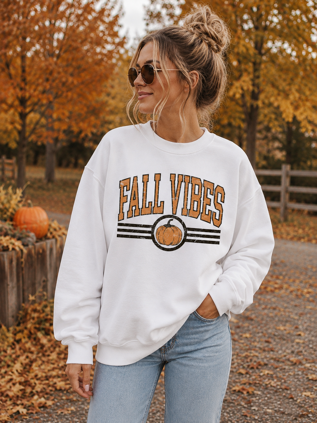 Fall Vibes Crewneck || MADE TO ORDER ||