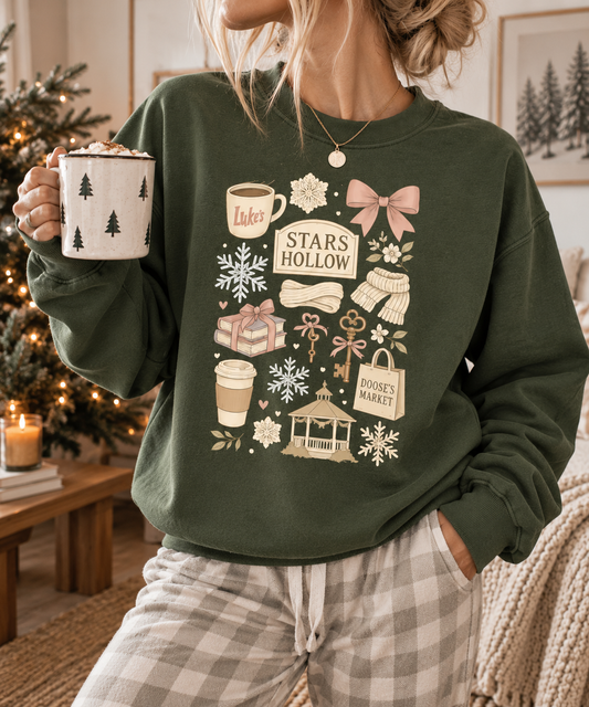 Stars Hallow Holiday Crewneck || MADE TO ORDER ||