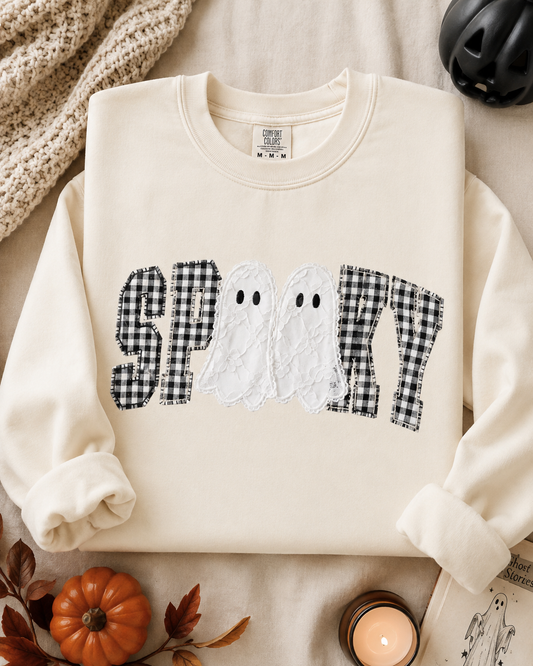 Spooky Gingham CC Crewneck || MADE TO ORDER ||