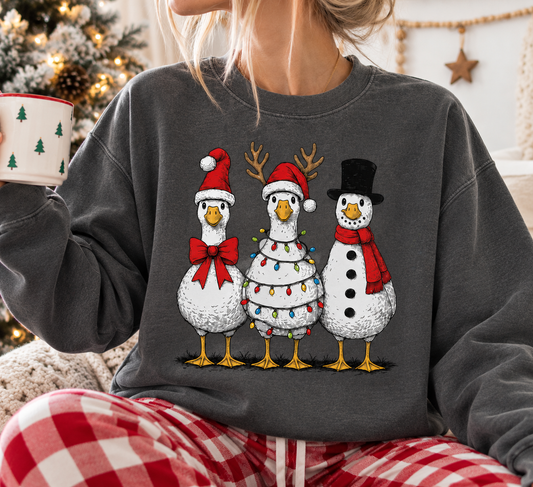 Festive Goose Crewneck || MADE TO ORDER ||