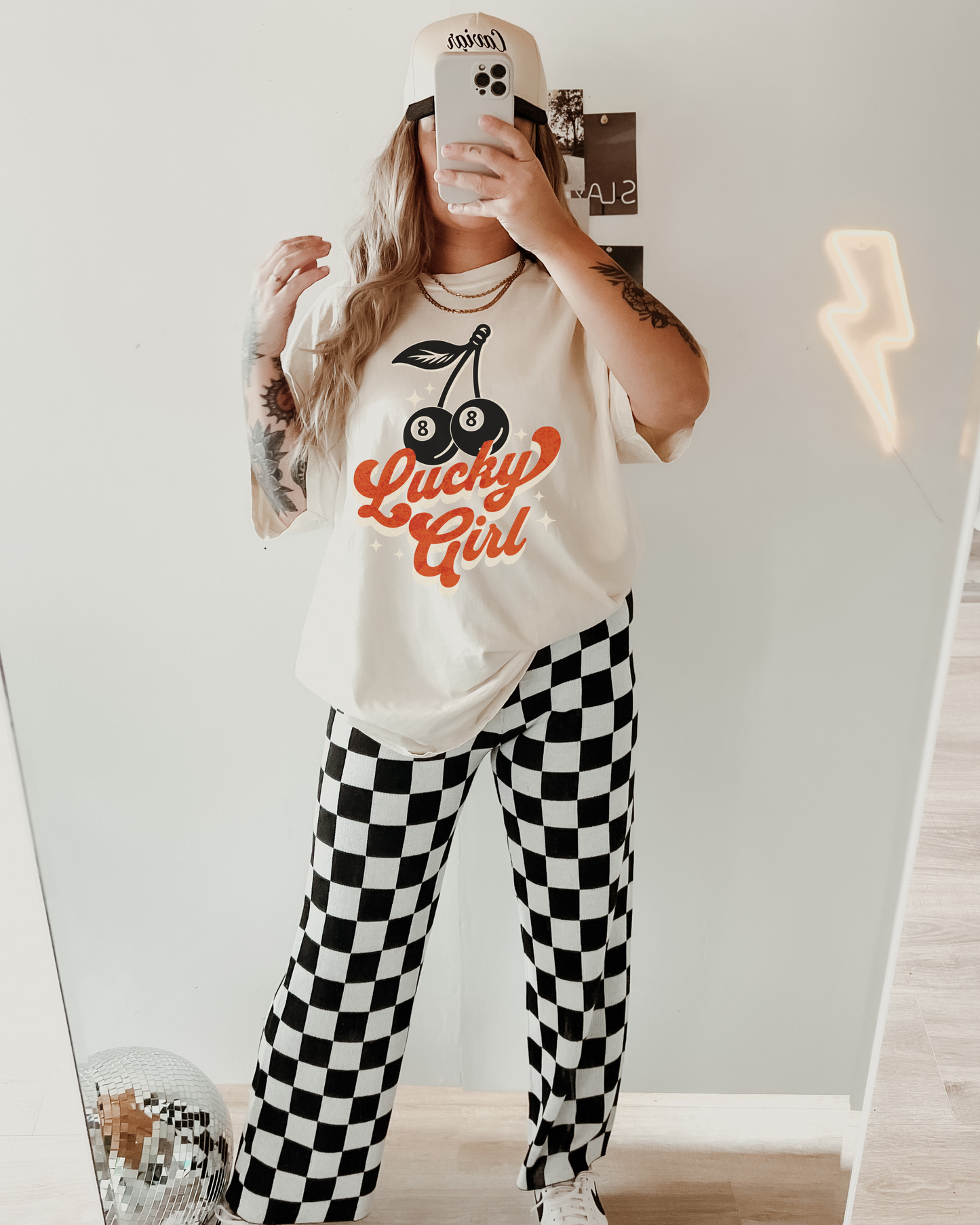 Lucky Girl graphic tee || MADE TO ORDER ||
