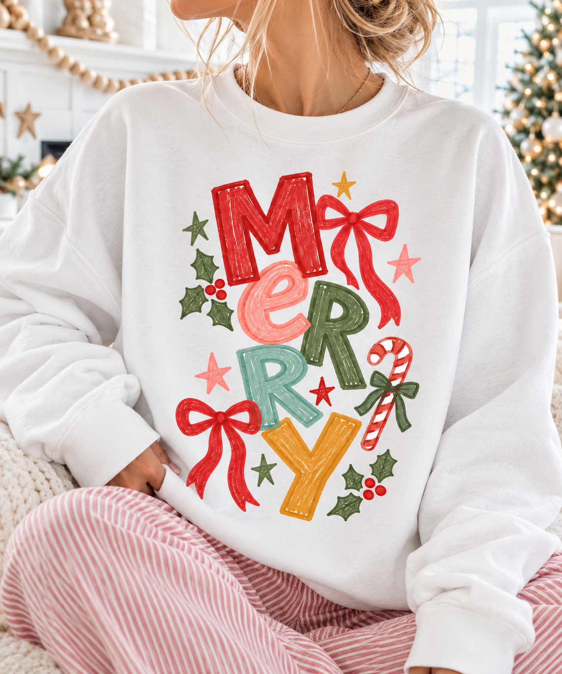 Merry Crewneck / Tee || MADE TO ORDER ||
