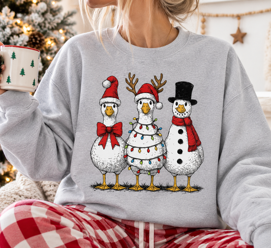 Festive Goose Crewneck || MADE TO ORDER ||