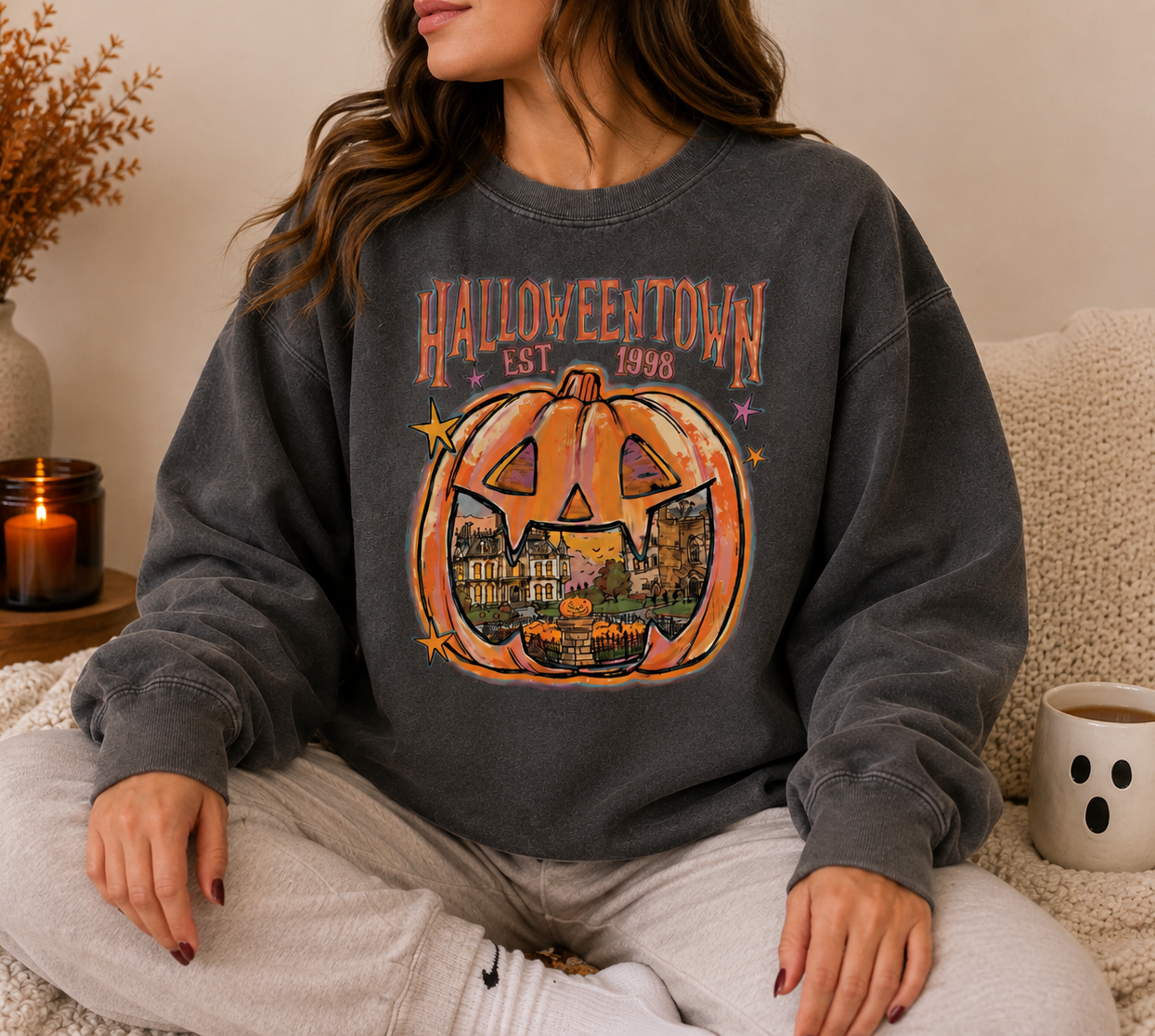 Vibrant Halloween CC Crewneck || MADE TO ORDER ||
