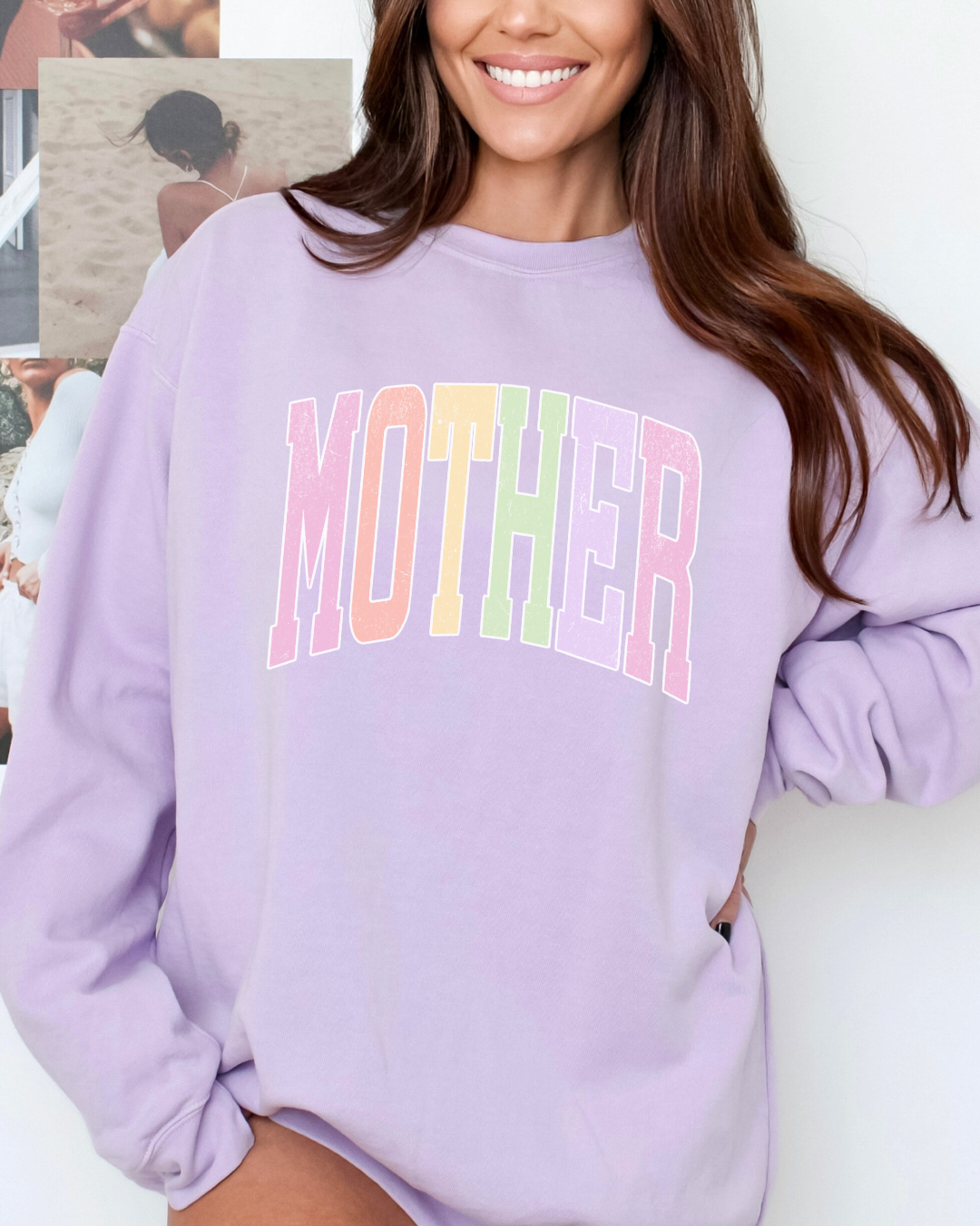 Pastel Mother CC Graphic Crewneck|| MADE TO ORDER ||