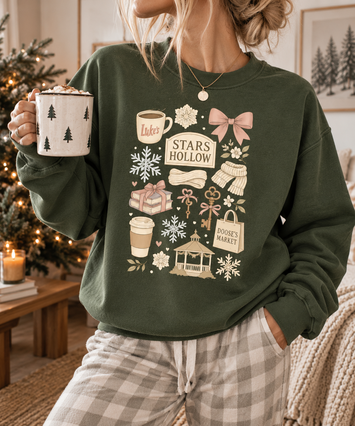 Stars Hallow Holiday Crewneck || MADE TO ORDER ||