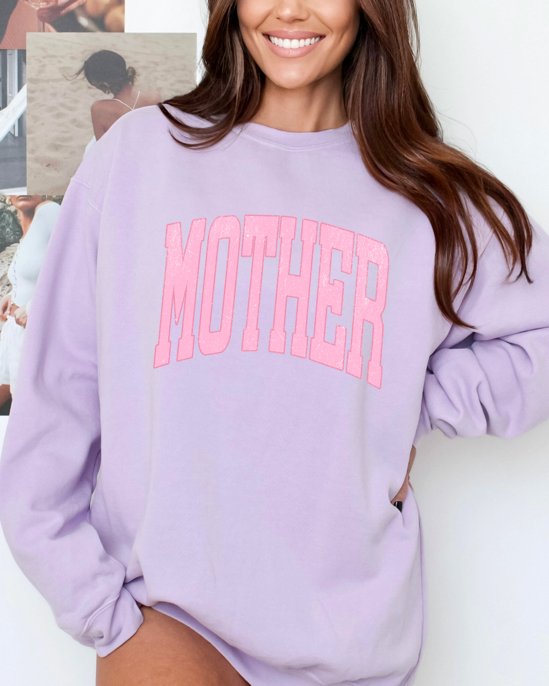 Pink Mother CC graphic crewneck || MADE TO ORDER ||