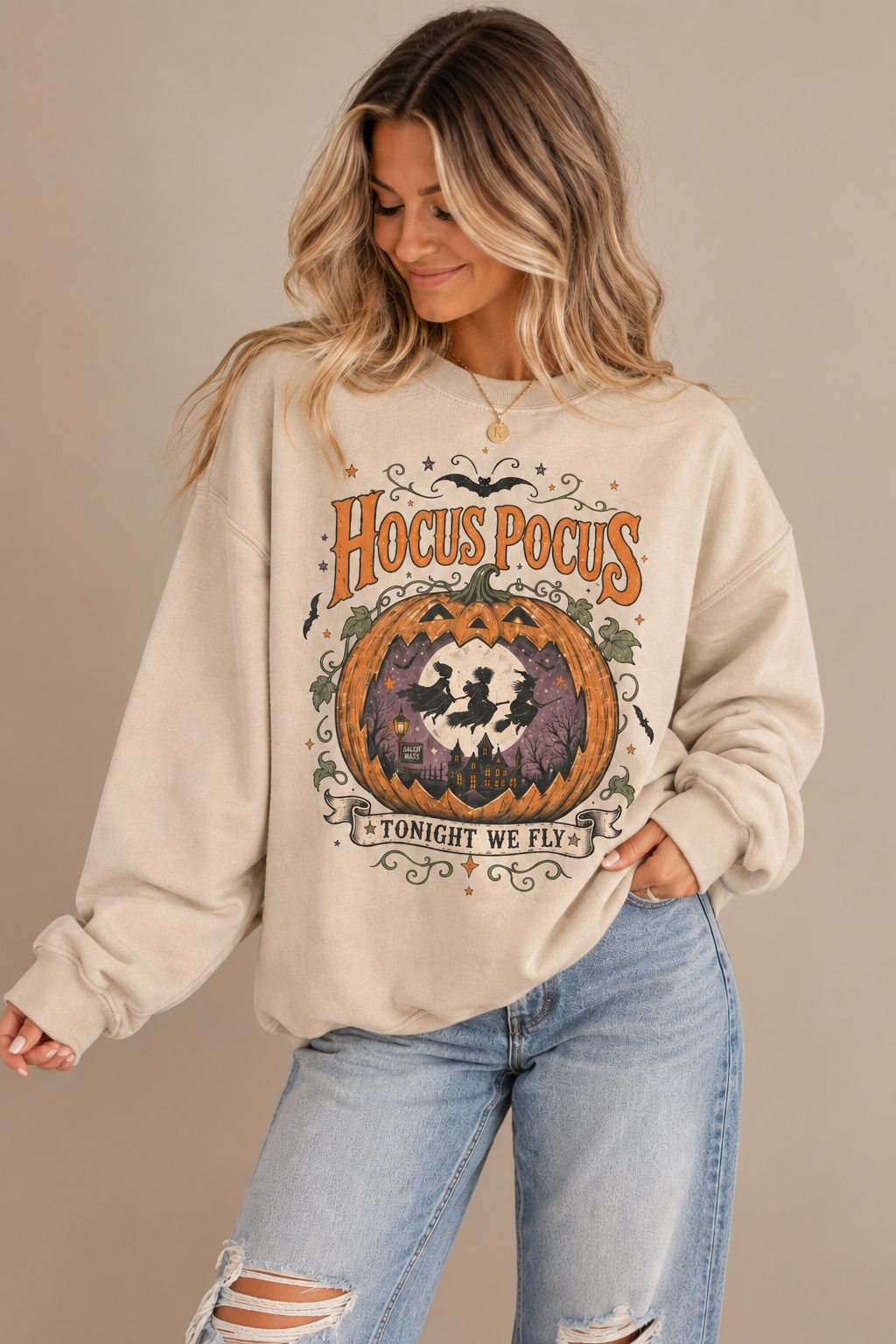 Hocus Pocus Pumpkin Crewneck || MADE TO ORDER ||