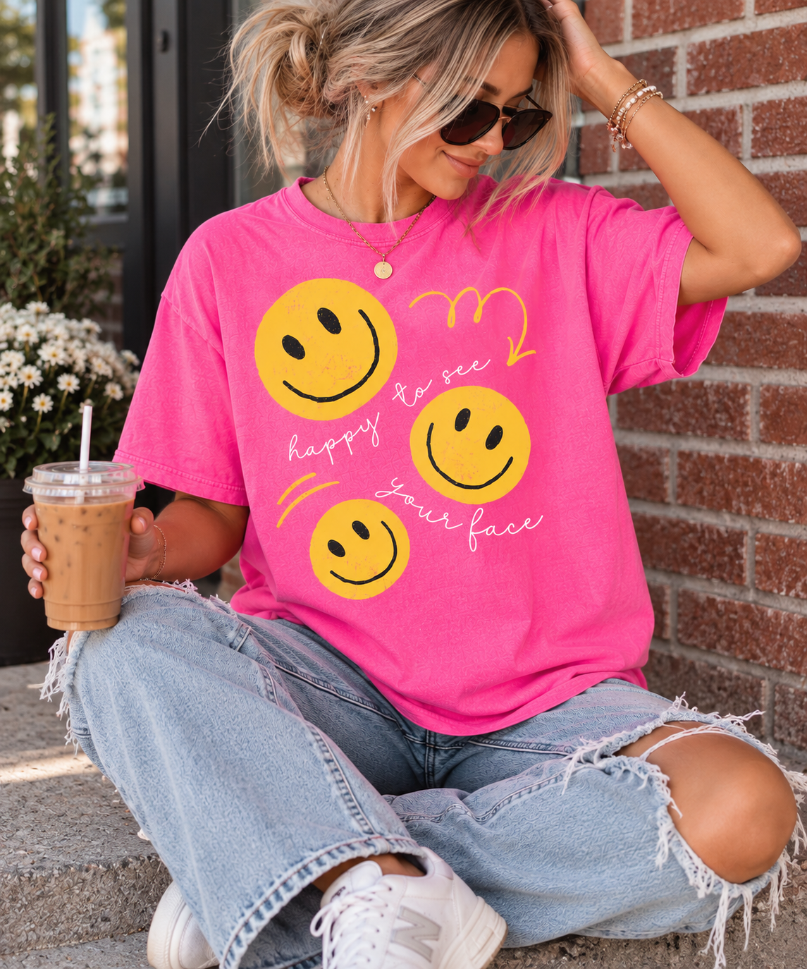 Happy To See Your Face CC Tee || MADE TO ORDER ||