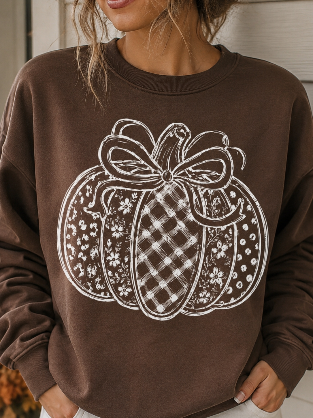 Pretty Pumpkin Crewneck || MADE TO ORDER ||