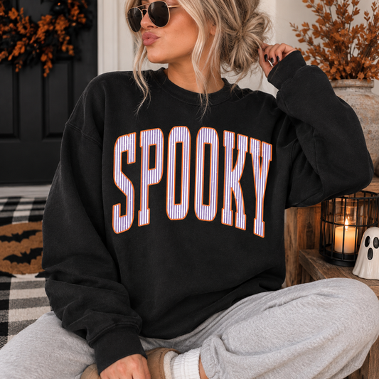 Spooky Varsity Crewneck || MADE TO ORDER ||