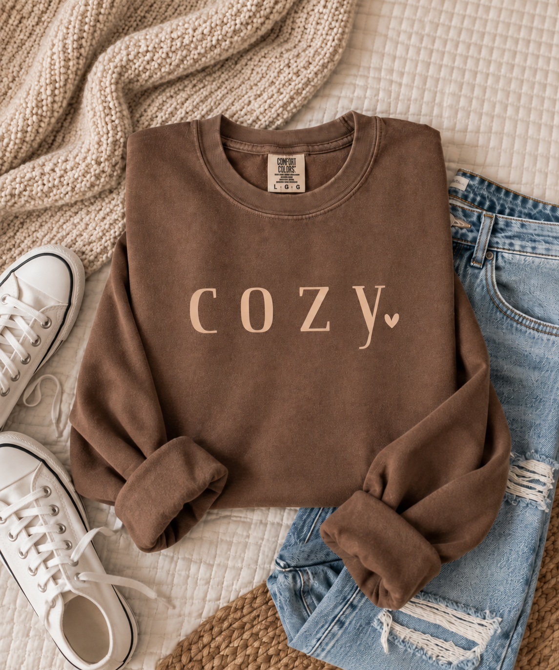 Cozy CC Crewneck || MADE TO ORDER || (Copy)