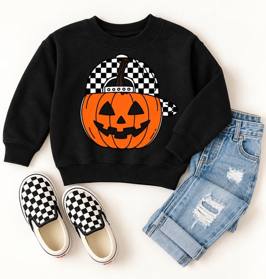 Boy Jack-o'-lantern Crewneck || MADE TO ORDER ||