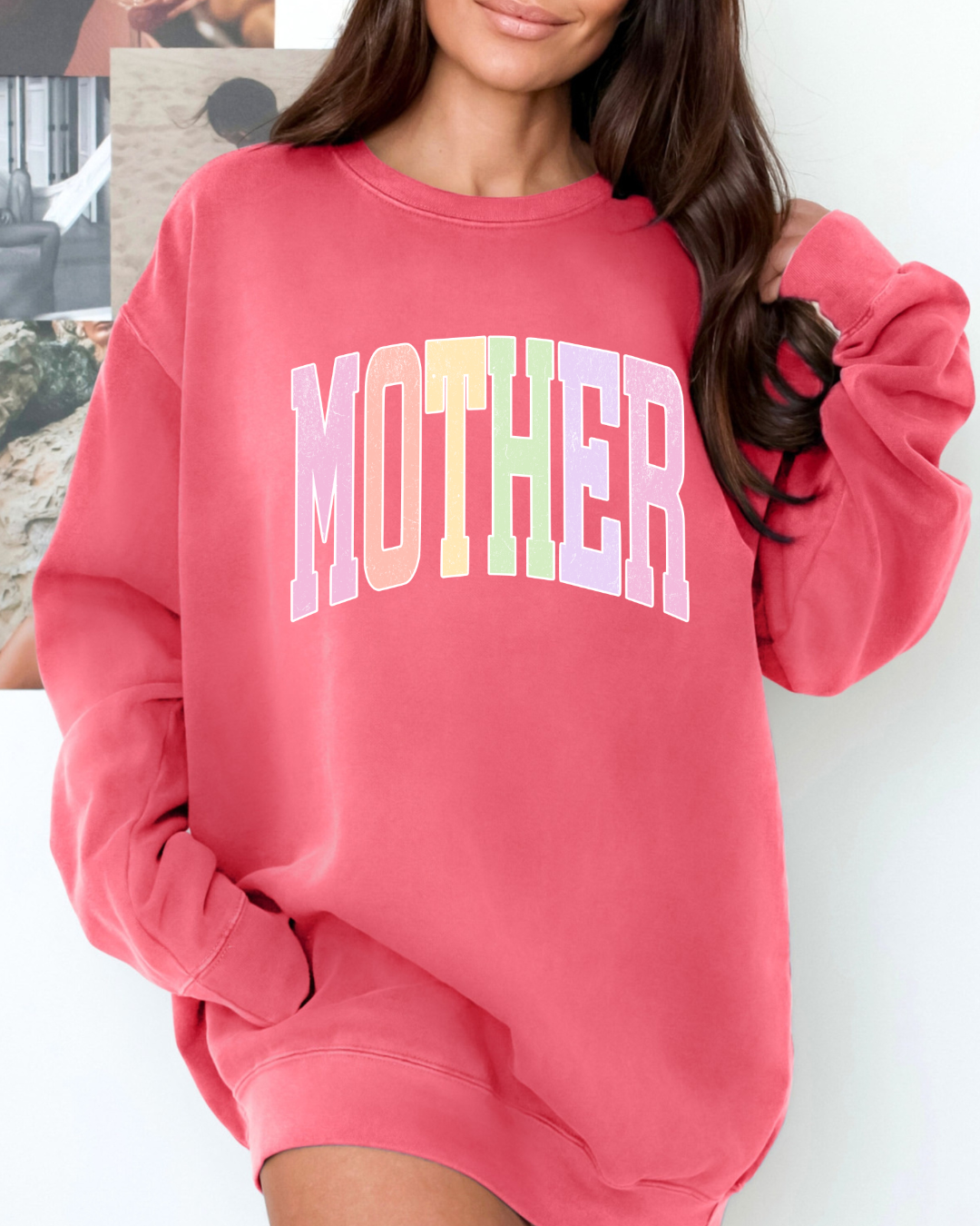 Pastel Mother CC Graphic Crewneck|| MADE TO ORDER ||