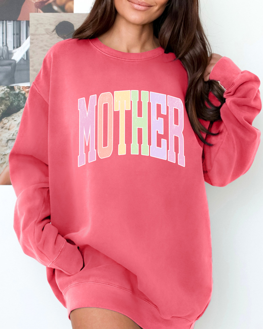 Pastel Mother CC Graphic Crewneck|| MADE TO ORDER ||