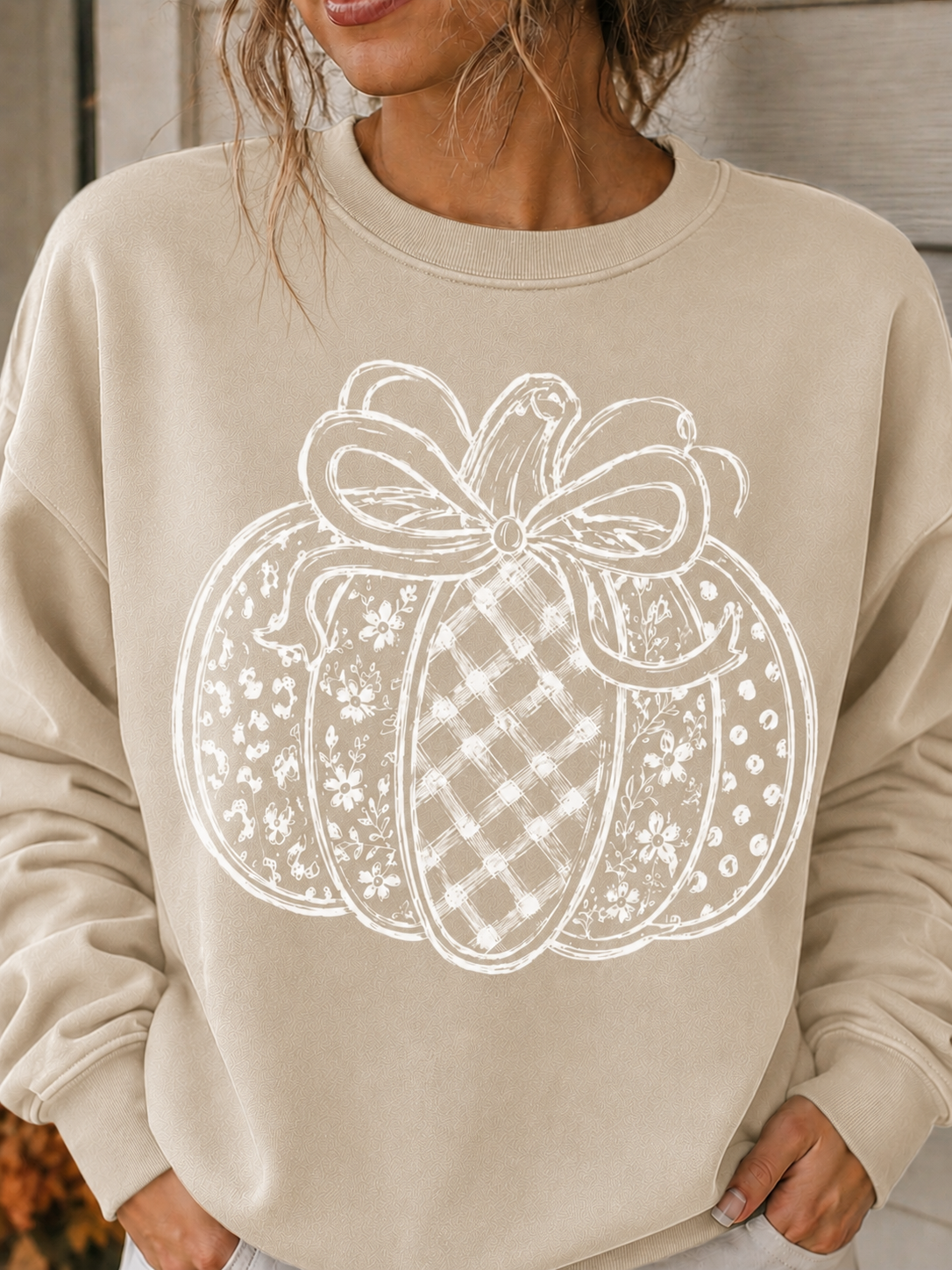 Pretty Pumpkin Crewneck || MADE TO ORDER ||