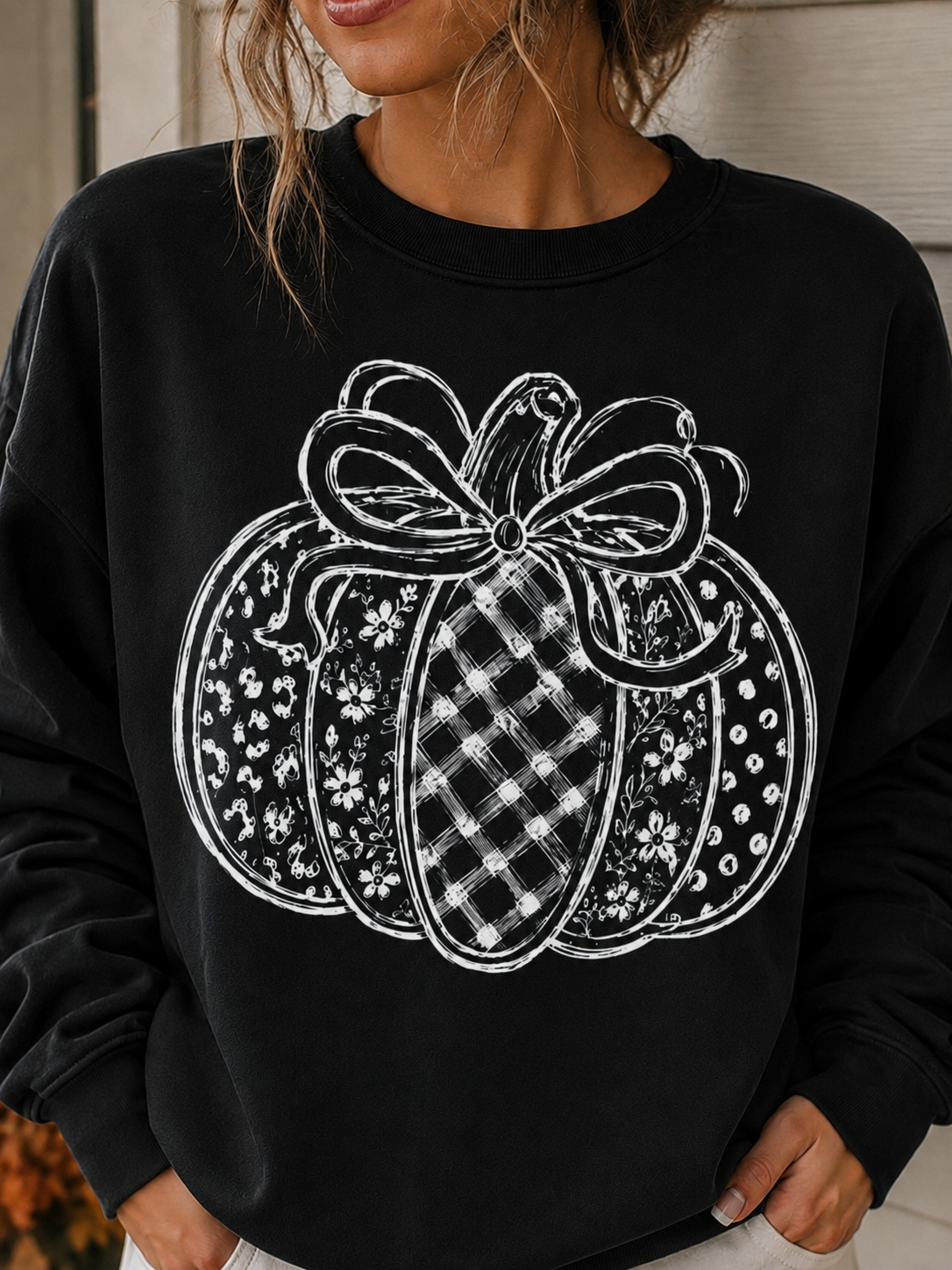 Pretty Pumpkin Crewneck || MADE TO ORDER ||