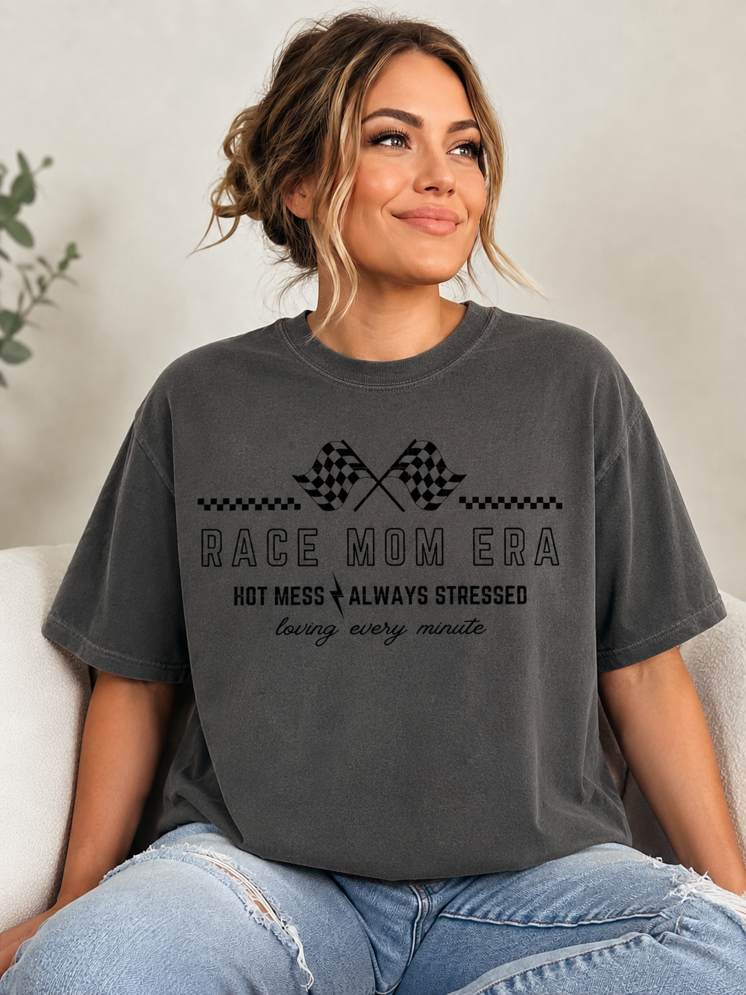Race Mom Era Tee || MADE TO ORDER ||