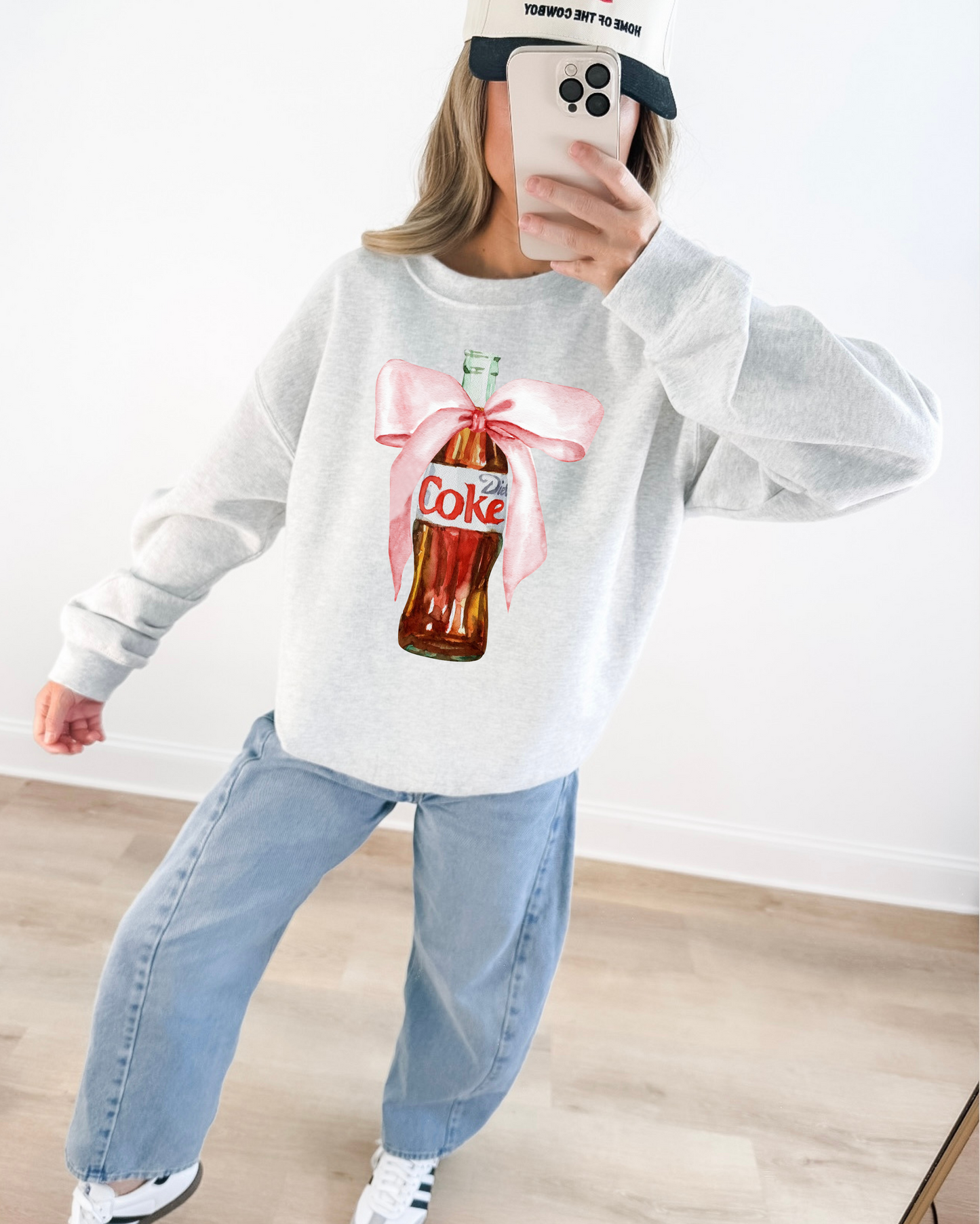 Diet Coke Bow Crewneck || MADE TO ORDER ||