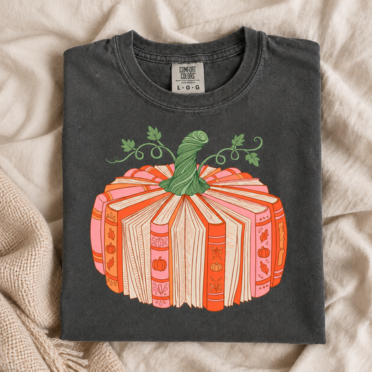 Pumpkin Pages Tee || MADE TO ORDER ||